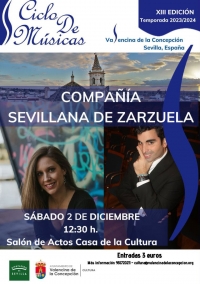 Espectáculo de la Compañía Sevillana de Zarzuela en Valencina