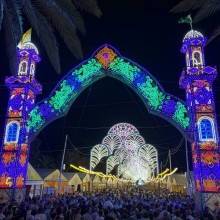 Coria del Río se prepara para su Feria con conciertos, concursos tradicionales y un espectáculo de drones sobre el Guadalquivir