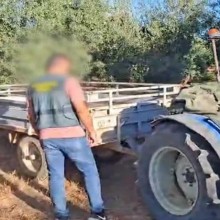 La Guardia Civil recupera un tractor junto a su remolque sustraídos en una finca de Umbrete