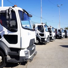 Surtruck entrega ocho cisternas de alta eficiencia para reforzar la limpieza de Málaga
