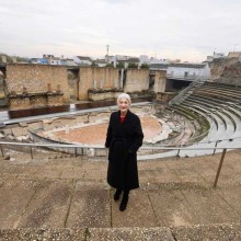 La Consejería de Cultura aborda la reconstrucción del frente escénico del Teatro Romano de Itálica