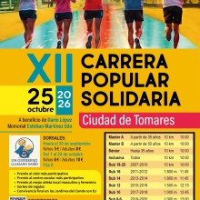 Tomares correrá el domingo 25 de octubre por “un guerrero llamado Darío” ¡Ayudemos a Darío! ¡Últimos dorsales!