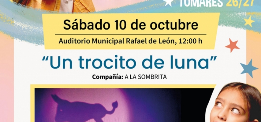 Vuelve a Tomares este sábado, 10 de octubre “un mundo de niños” con los mejores espectáculos infantiles