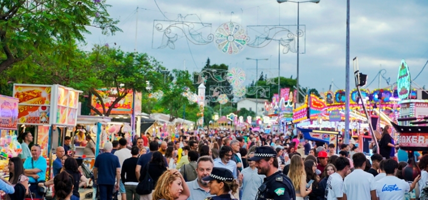 La Feria de Mairena contará con cuatro turnos de Policía y vigilancia por dron