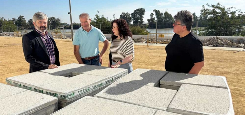 Comienzan las obras de renovación integral del Paseo Marítimo de Coria del Río
