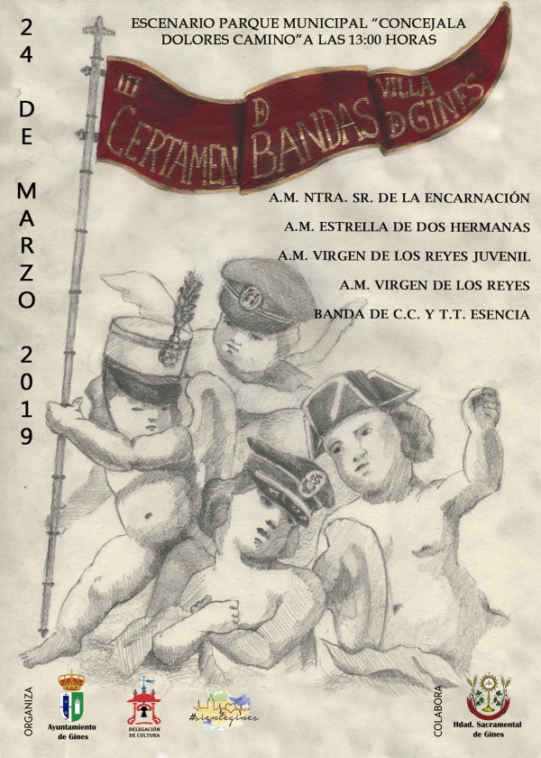 El tercer Certamen de Bandas &lsquo;Villa de Gines&rsquo; llega este domingo al Parque Municipal