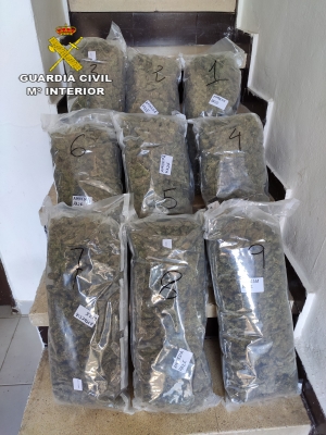 La Guardia Civil detiene a una persona por tr&aacute;fico de drogas a trav&eacute;s de empresas de paqueter&iacute;a