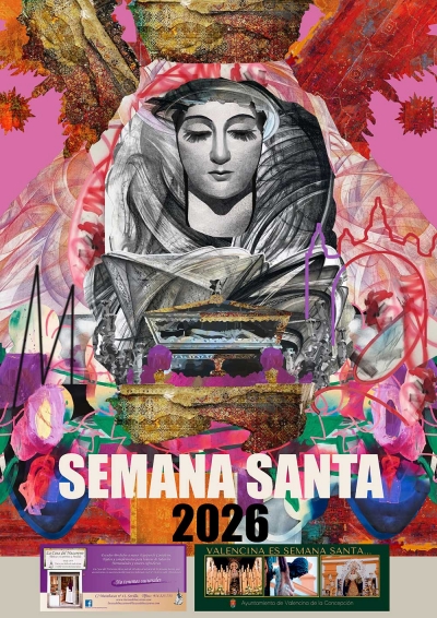 La Hermandad de la Soledad de Castilleja de la Cuesta protagoniza el Cartel de Pasión de Aljarafe 2026, obra de David Payán