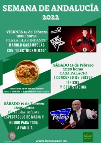 Comienza la "Semana Cultural de Andaluc&iacute;a" en Benacaz&oacute;n