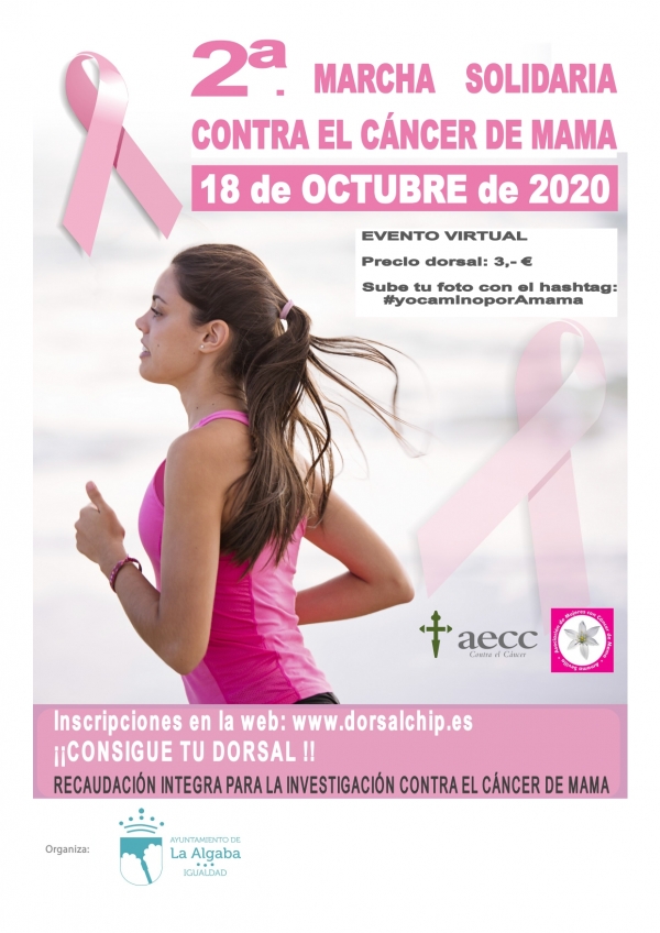 Segunda marcha solidaria contra el c&aacute;ncer de mama