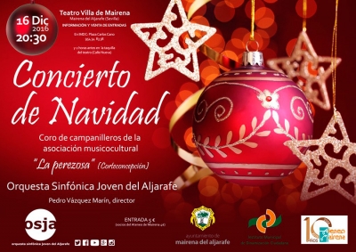 El Coro de Campanilleros "La Perezosa" y la Orquesta Sinf&oacute;nica Joven del Aljarafe ofrecen un concierto