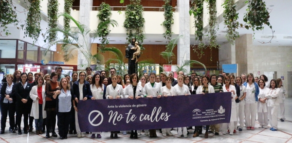El Hospital San Juan de Dios del Aljarafe se suma a la lucha contra la Violencia de G&eacute;nero