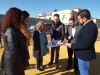 La Delegada Territorial de Educación de la Junta de Andalucía conoce de primera mano las necesidades educativas de Gines