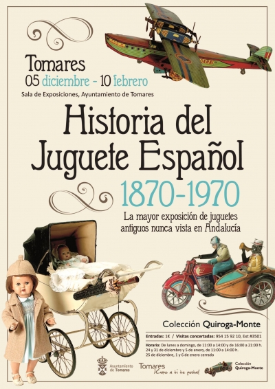 Tomares acoge la mayor exposici&oacute;n de juguetes antiguos nunca vista en Andaluc&iacute;a