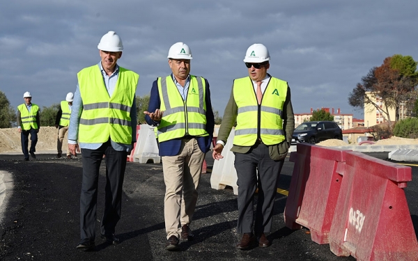 La Junta destaca el avance de las obras de la v&iacute;a ciclopeatonal entre Tomares, Castilleja y Bormujos
