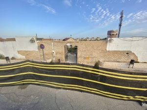 Comienzan las obras de remodelaci&oacute;n del acceso al Cementerio Municipal de Gines