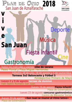 San Juan de Aznalfarache vive un verano cargado de actividades l&uacute;dicas y deportivas