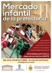 Castilleja de la Cuesta acoge este fin de semana el 'II Mercado Infantil de la Prehistoria'