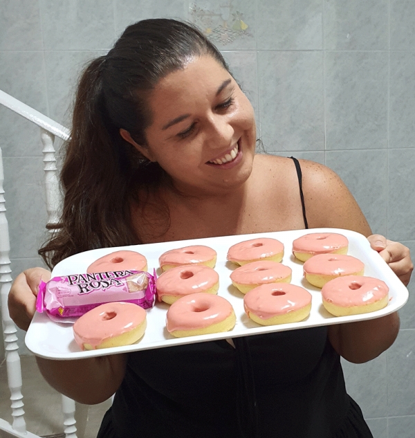 Repostería creativa: Donuts de la Pantera Rosa