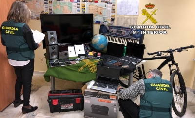 La Guardia Civil detiene a un vecino de Gines por 21 delitos contra la propiedad