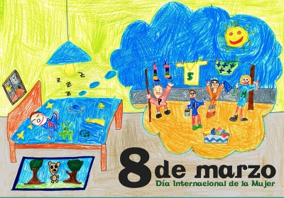 Concurso de relatos cortos para adultos y de dibujo para escolares en Camas con motivo del 8 de Marzo