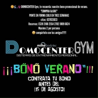 Domocenter Gym ofrece este verano 6 sesiones con biotraje por 50&euro;