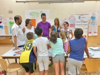 El alcalde de Puerto Real visita el campamento urbano &ldquo;Campus Sunset Cajasol&rdquo;