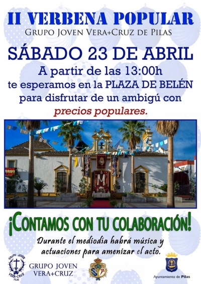 II Verbena Popular en Pilas con el fin de recaudar fondos para la Cruz de Mayo