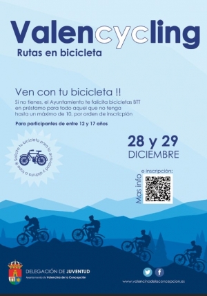 El Ayuntamiento de Valencina organiza rutas en bicicleta para j&oacute;venes