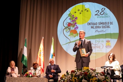 Prodetur recibe la Medalla de Andalucía 2026 de Gelves por su labor en la promoción económica y turística de la provincia