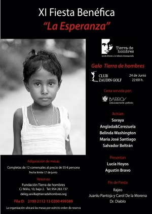 Tierra de hombres celebra la  XI edici&oacute;n de la "Fiesta de la Esperanza" para ayudar a la infancia m&aacute;s necesitada