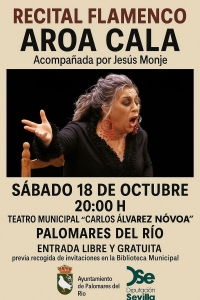 Recital Flamenco con Aroa Cala en Palomares del Río