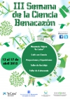 Benacazón celebra su III Semana de la Ciencia del 13 al 17 de Abril