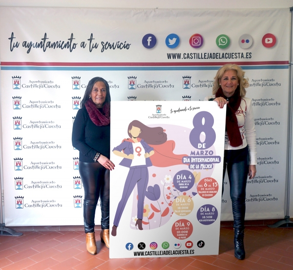 Castilleja de la Cuesta homenajea a 21 mujeres destacadas del pueblo en la VIII edición de la Exposición ‘Con rostro de Mujer’ por el 8M