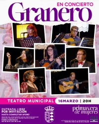La m&uacute;sica en directo de &lsquo;Granero&rsquo; sonar&aacute; en el Teatro Municipal de Olivares