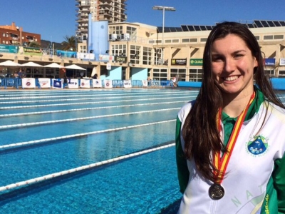 La nadadora del Club Nataci&oacute;n Mairena, Paula Ru&iacute;z, subcampeona de Espa&ntilde;a en el Campeonato de Larga Distancia