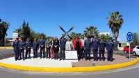 Inaugurada la rotonda Tablada, en homenaje al Acuartelamiento A&eacute;reo