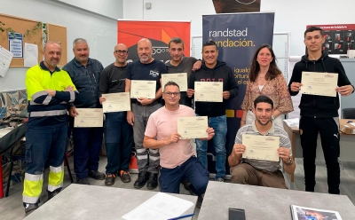 Fundaci&oacute;n Randstad y COMEGU forman  en construcci&oacute;n met&aacute;lica a ocho j&oacute;venes en riesgo de exclusi&oacute;n social