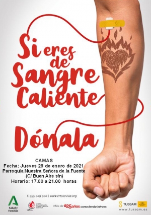 Campa&ntilde;a de donaci&oacute;n de sangre este jueves en Camas