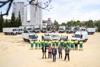 El Ayuntamiento de Mairena del Aljarafe presenta su nueva flota de recogida de residuos s&oacute;lidos