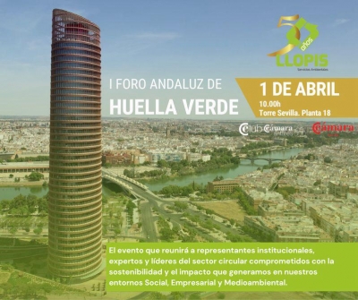 Grupo Llopis celebra el pr&oacute;ximo 1 de abril el primer Foro Andaluz de Huella Verde