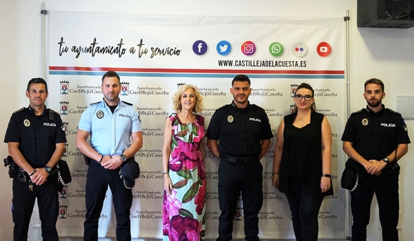 La Polic&iacute;a Local incorpora tres nuevos agentes a la plantilla en una nueva apuesta por el refuerzo de la seguridad en Castilleja de la Cuesta