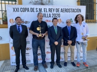 Carlos Lladó y Blay Carbonell, ganadores de la XXI Copa del Rey de Aerostación Sevilla 2020