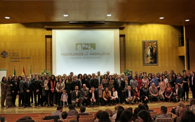 El Colegio de Pod&oacute;logos de Andaluc&iacute;a celebra en Bormujos un emotivo acto de reconocimiento profesional
