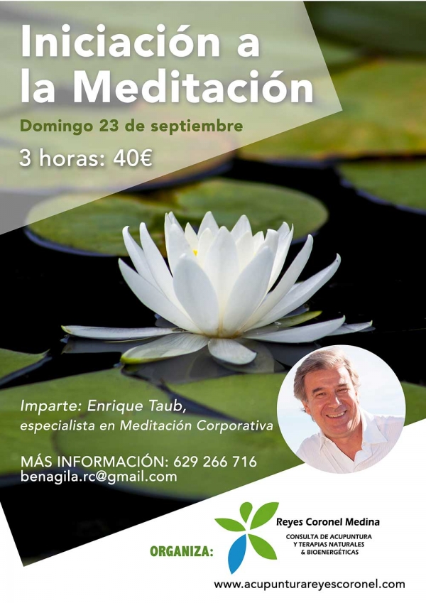 Abierto el plazo de inscripci&oacute;n de Taller de iniciaci&oacute;n a la Meditaci&oacute;n