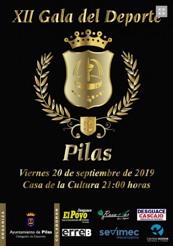 Pilas prepara su XII Gala del Deporte 'Villa de Pilas'