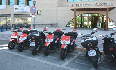 Tomares estrena un nuevo sistema de alquiler de motocicletas el&eacute;ctricas sostenibles para desplazarse por el municipio