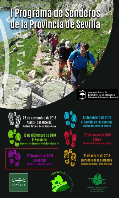 La Delegaci&oacute;n de Juventud y Deportes de Bollullos de la Mitaci&oacute;n organiza la III jornada de senderismo