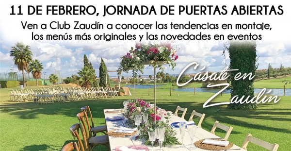 Club Zaudín Golf celebra el domingo una Jornada de Puertas Abiertas sobre eventos y celebraciones