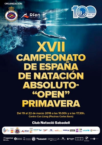 El Club Nataci&oacute;n Mairena disputa el Campeonato de Espa&ntilde;a Absoluto